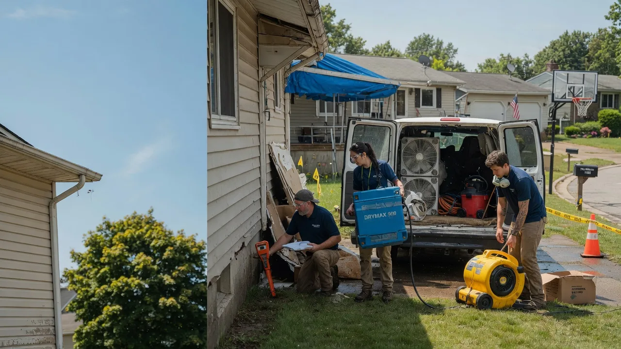 Ceiling Leak Cleanup in Twin Lakes, WI near me